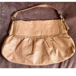 FENDI Selleria Chef Pink Lambskin Leather Hobo